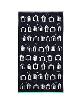 Product photograph of Fusion Beach Huts Reversible Towel Range from very.co.uk