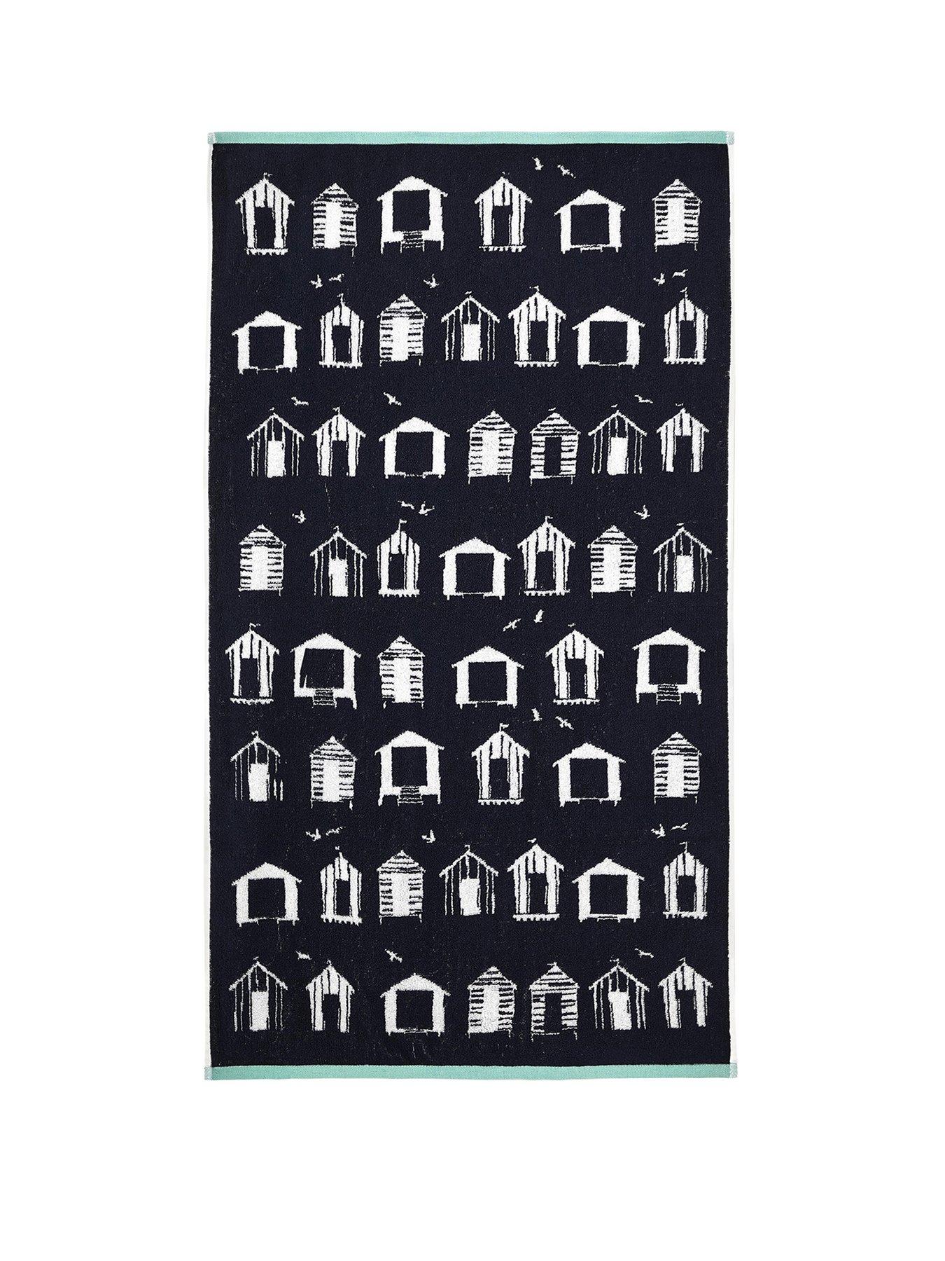 Image 1 of 4 of Fusion Beach Huts Reversible Towel Range