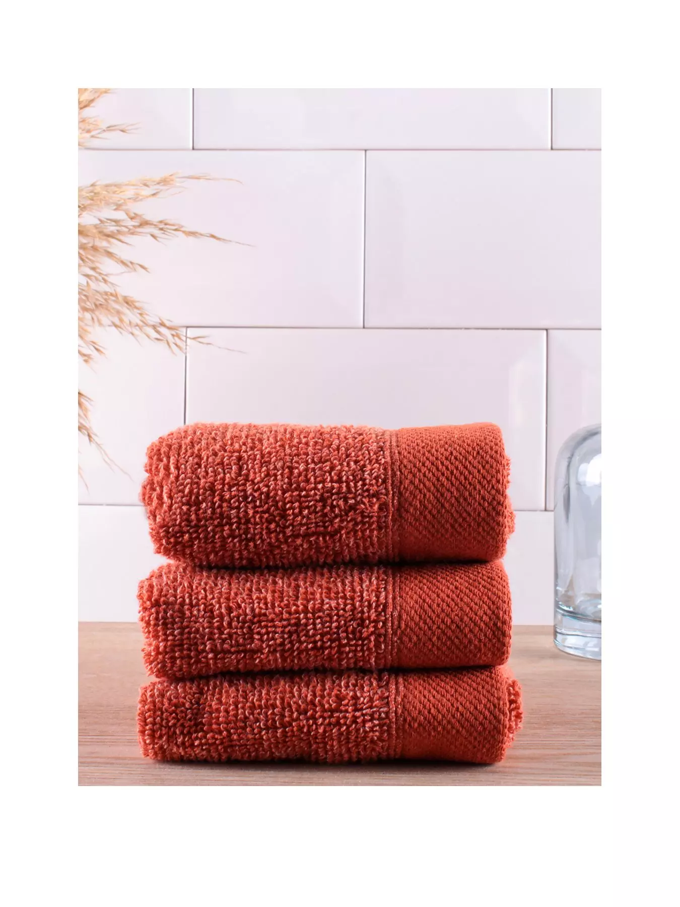 Latitude Run® Hochman Zero Twist Cotton Solid Waffle Honeycomb Plush Soft  Absorbent Medium Weight Bath Towel