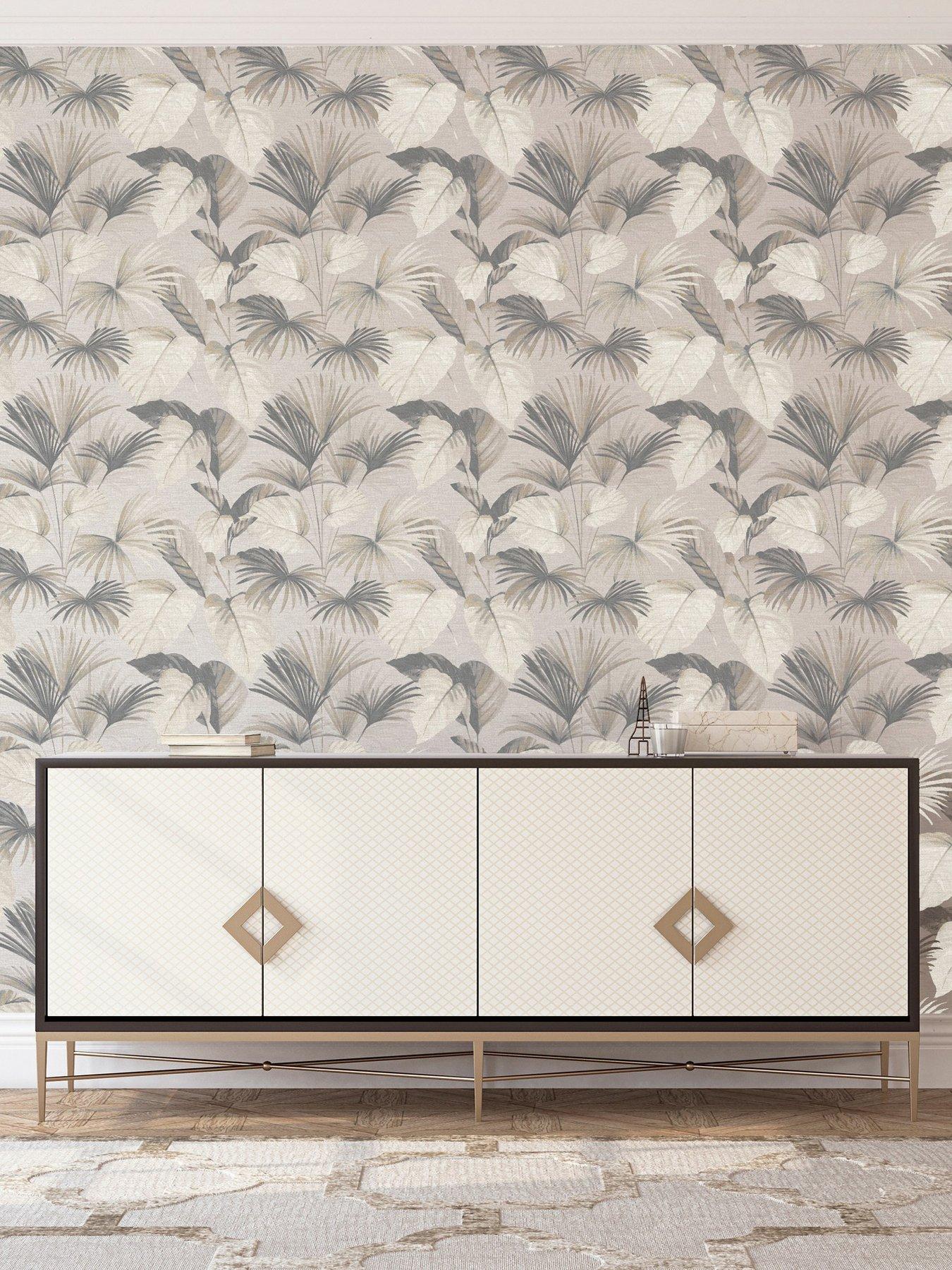 Product photograph of Arthouse Palm Grove Natural Wallpaper from very.co.uk
