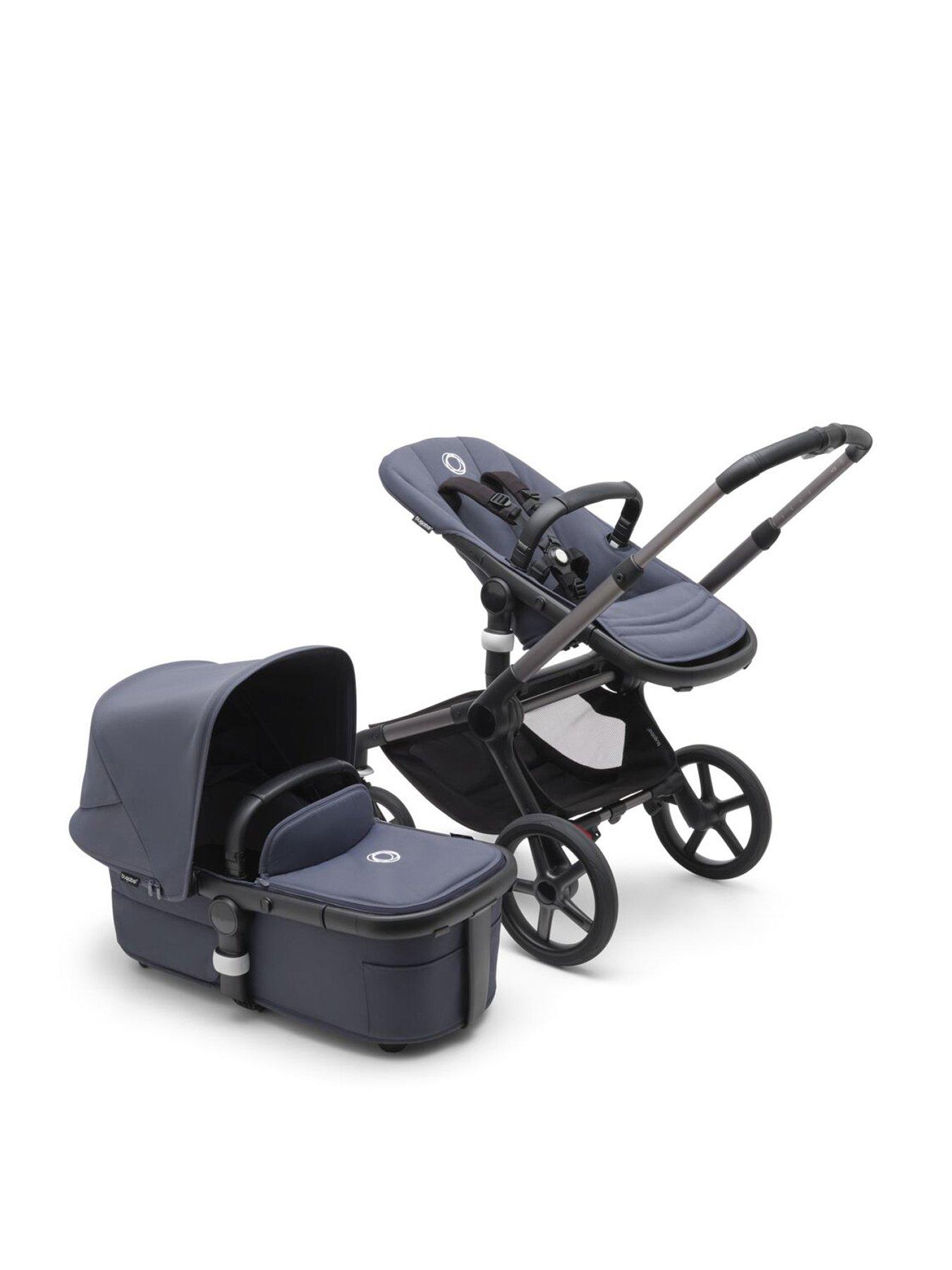 Bugaboo Fox 5 Complete Stroller Graphite Stormy Blue Very