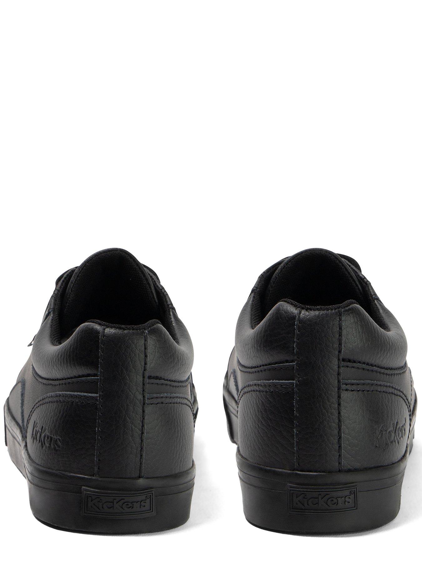 Kickers Tovni Lacer Vegan – Sneaker Unisex In Sintetico Nero, Sportive Ed Ecologiche