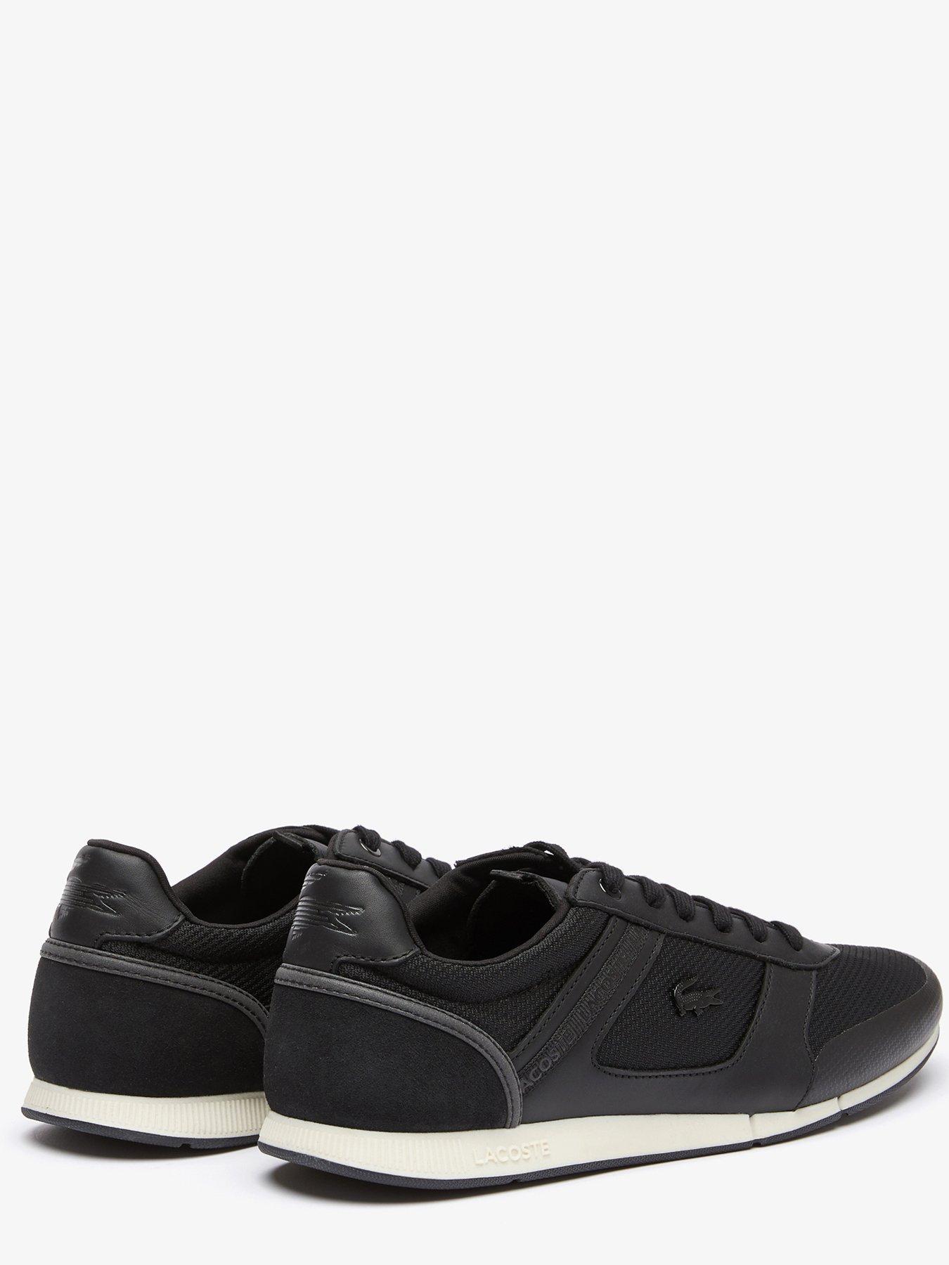 Lacoste menerva hot sale trainers black