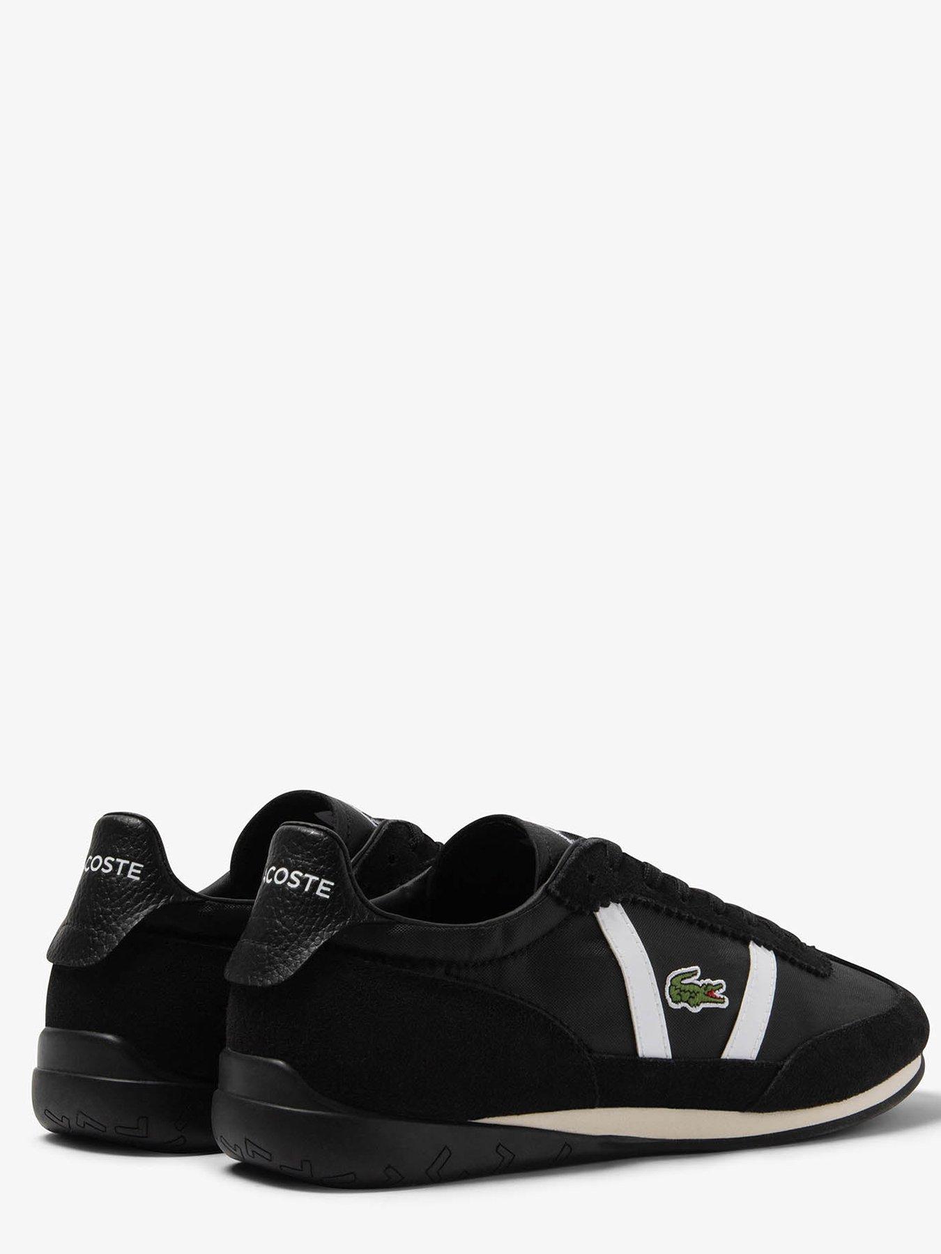 Lacoste Low Pro Vtg 223 1 Cma Trainer Black White Very