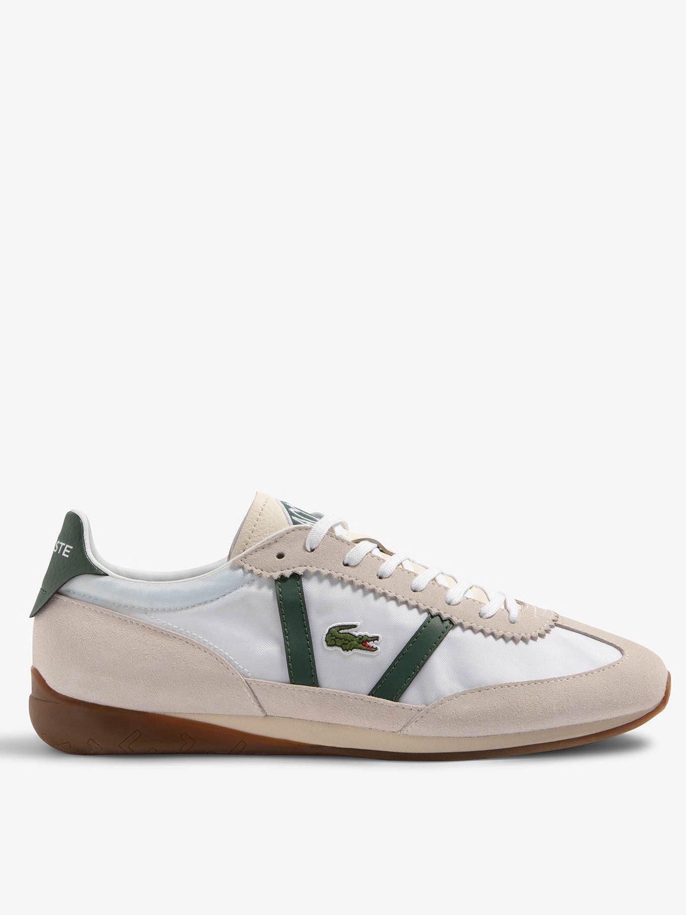 Lacoste Low Pro Vtg 223 1 Cma Trainer - White/Green, White/Green, Size 6, Men