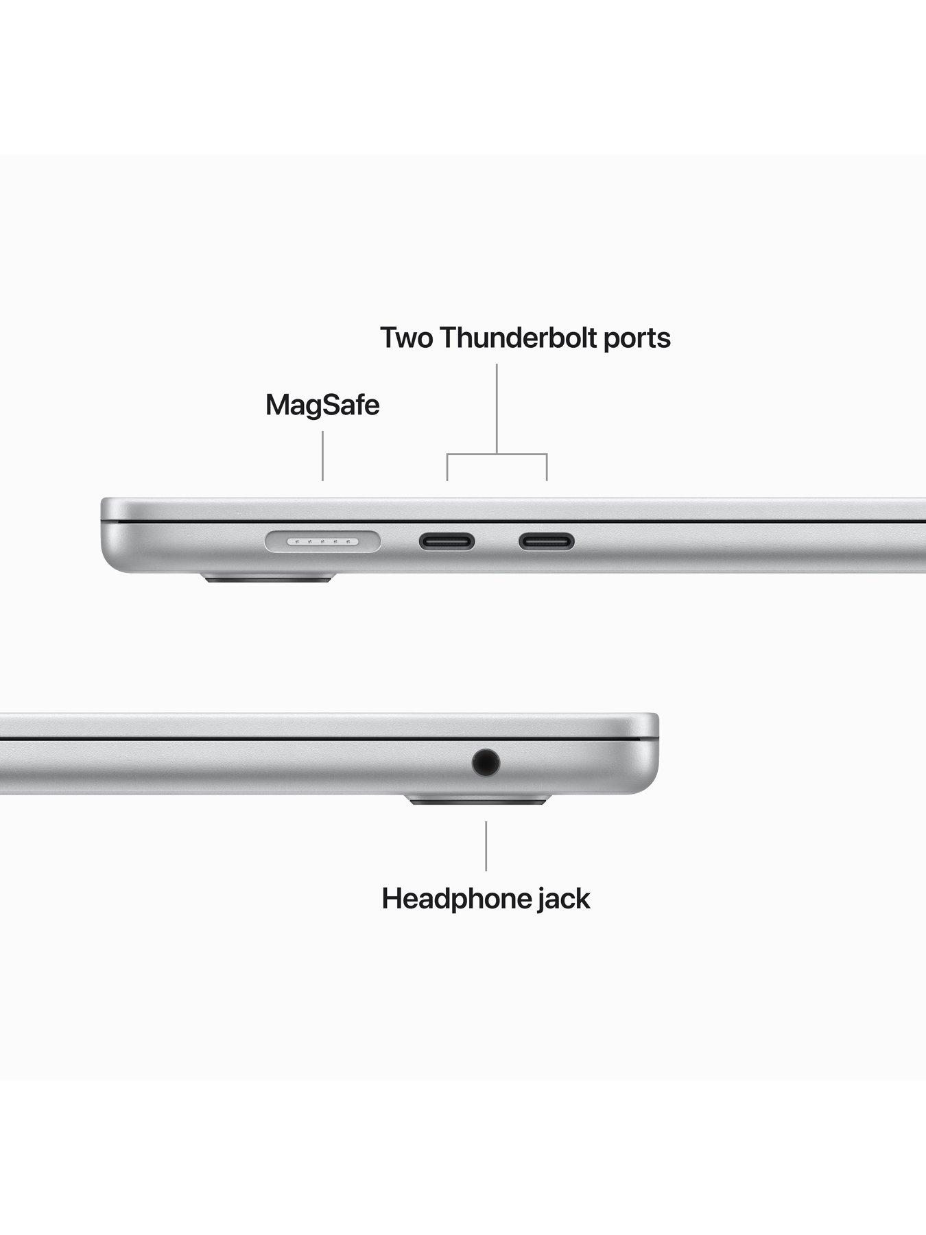 Image 5 of 8 of Apple MacBook Air (M2, 2023) 15-inch&nbsp;with 8-core CPU and 10-core GPU, 256GB - Silver