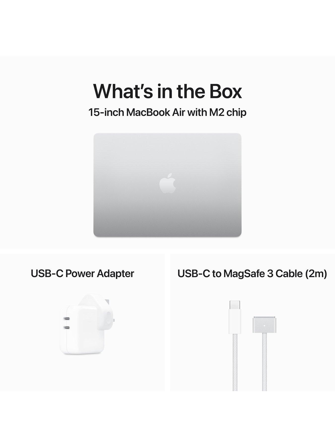 Image 7 of 8 of Apple MacBook Air (M2, 2023) 15-inch&nbsp;with 8-core CPU and 10-core GPU, 256GB - Silver