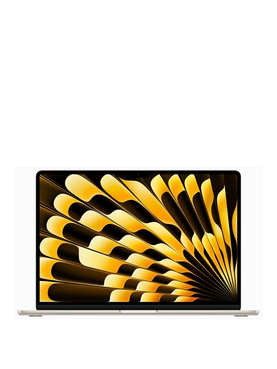 front image of apple-macbook-airnbspm2-2023-15-inchnbspwith-8-core-cpu-and-10-core-gpu-256gb-starlight