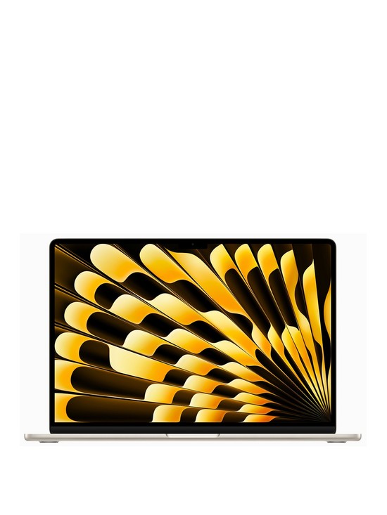 front image of apple-macbook-airnbspm2-2023-15-inchnbspwith-8-core-cpu-and-10-core-gpu-512gb-starlight