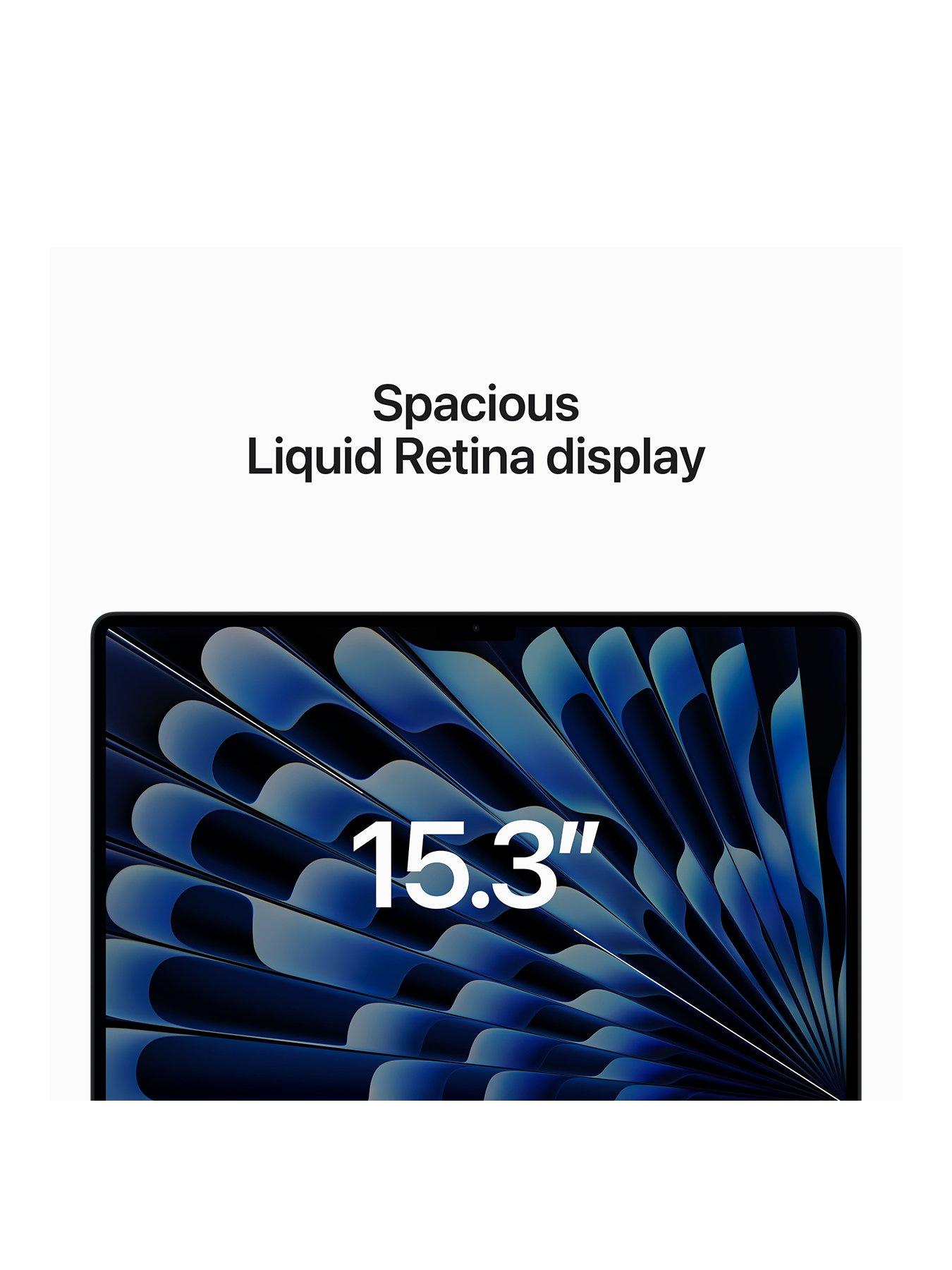 Image 3 of 8 of Apple MacBook Air (M2, 2023) 15-inch&nbsp;with 8-core CPU and 10-core GPU, 512GB - Midnight