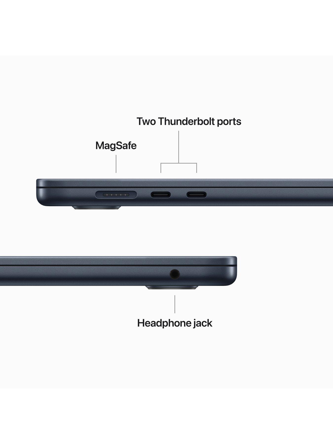 Image 5 of 8 of Apple MacBook Air (M2, 2023) 15-inch&nbsp;with 8-core CPU and 10-core GPU, 512GB - Midnight