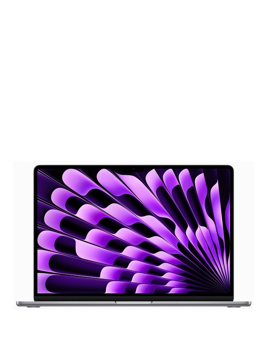 front image of apple-macbook-airnbspm2-2023-15-inchnbspwith-8-core-cpu-and-10-core-gpu-256gb-space-grey