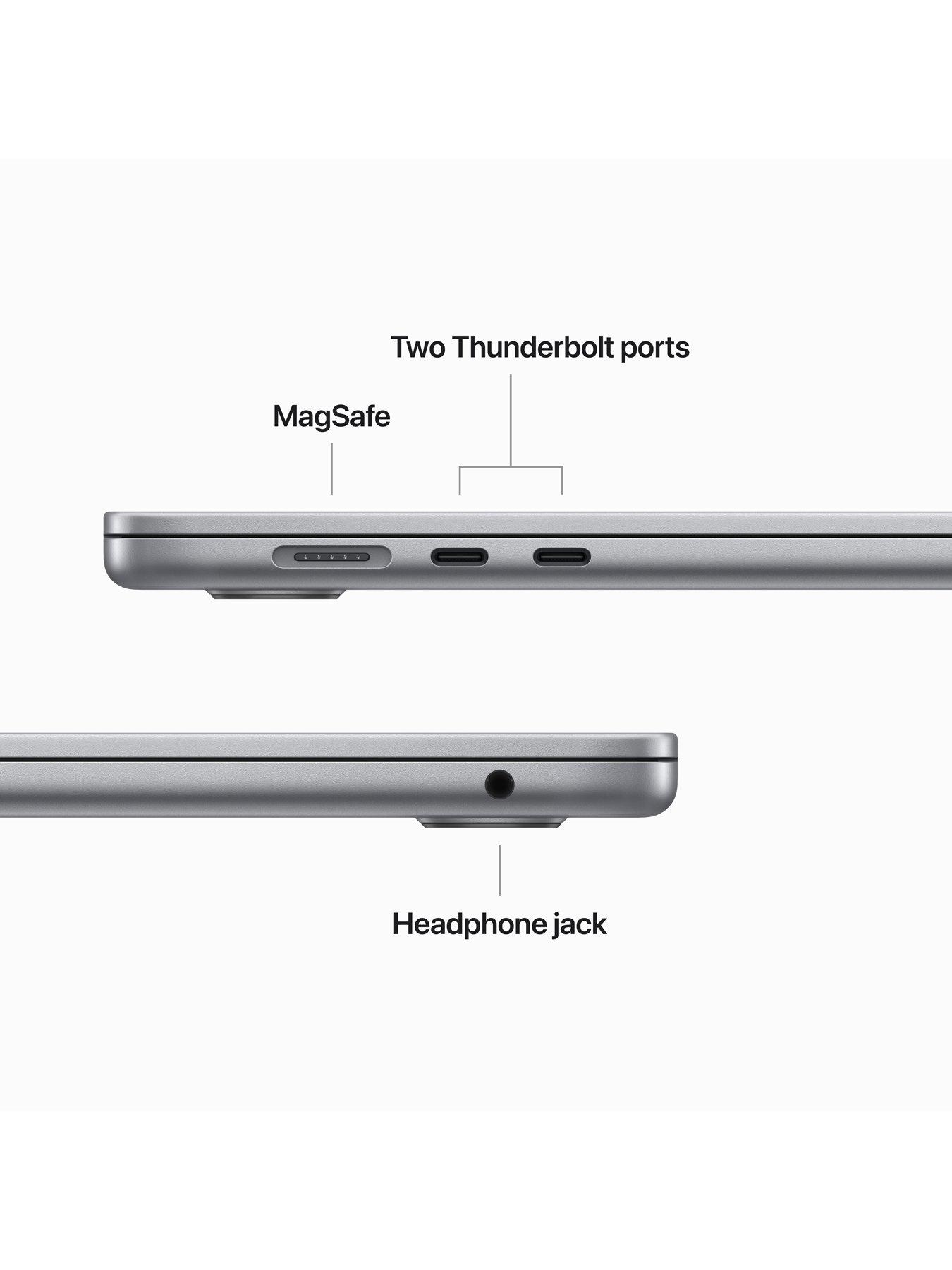 Image 5 of 8 of Apple MacBook Air&nbsp;(M2, 2023) 15-inch&nbsp;with 8-core CPU and 10-core GPU, 256GB - Space Grey