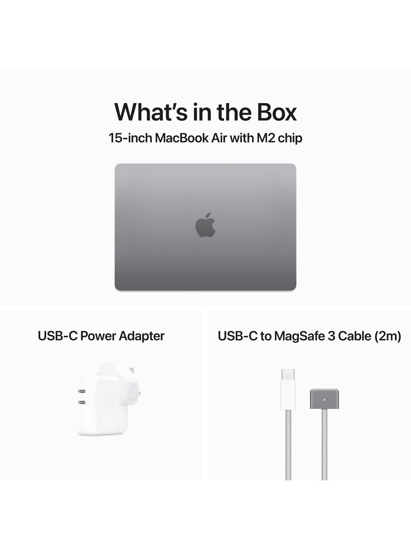 Image 7 of 8 of Apple MacBook Air&nbsp;(M2, 2023) 15-inch&nbsp;with 8-core CPU and 10-core GPU, 256GB - Space Grey