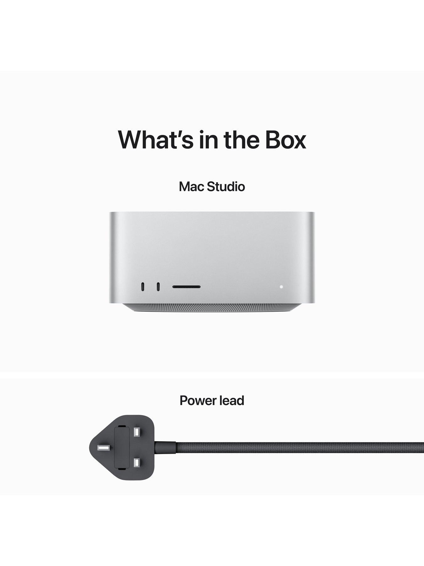 Image 7 of 7 of Apple Mac Studio (M2 Ultra, 2023)&nbsp;with 24-core CPU, 60-core GPU, 1TB SSD - Silver