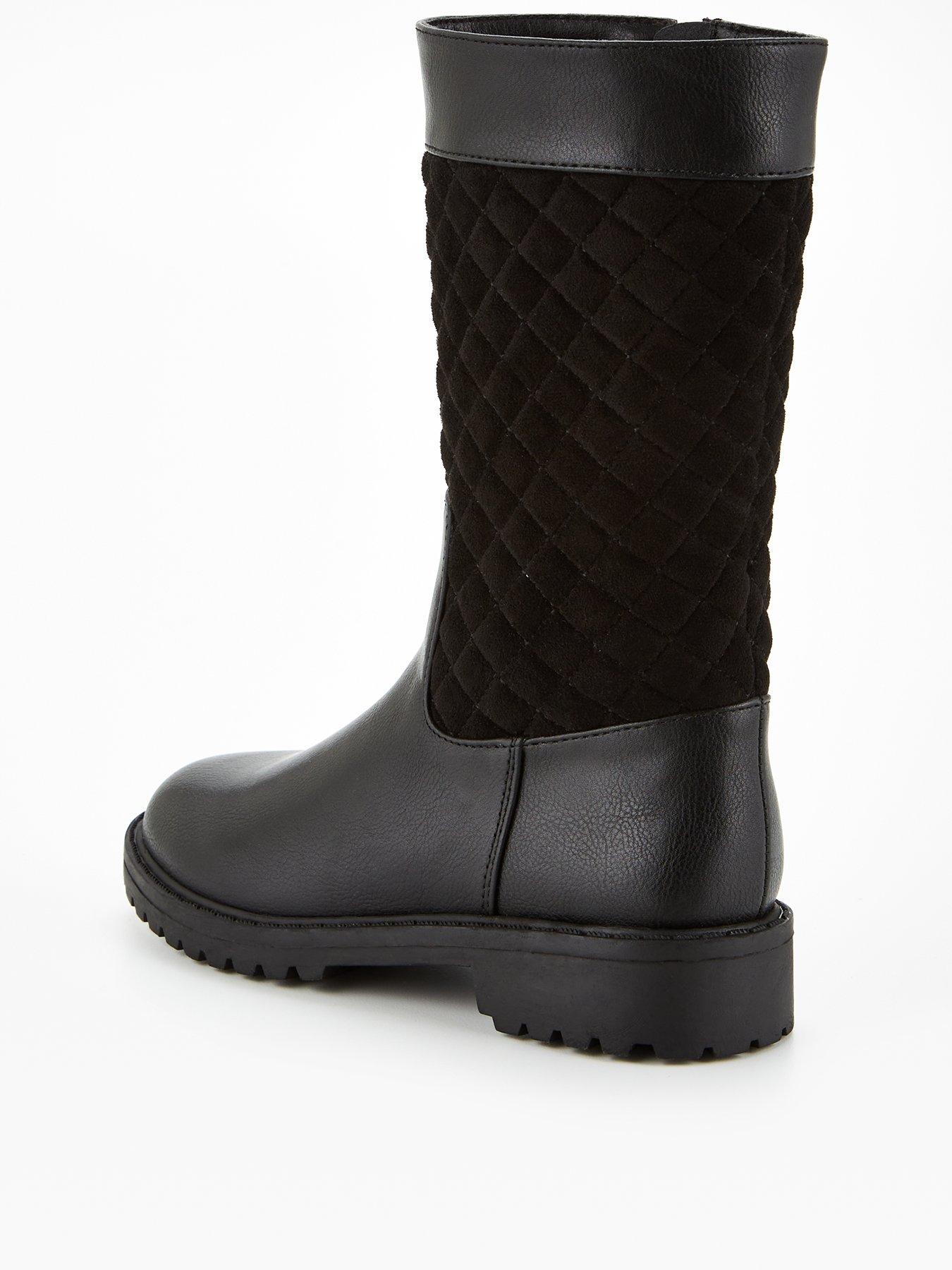 Ladies sales quilted boots