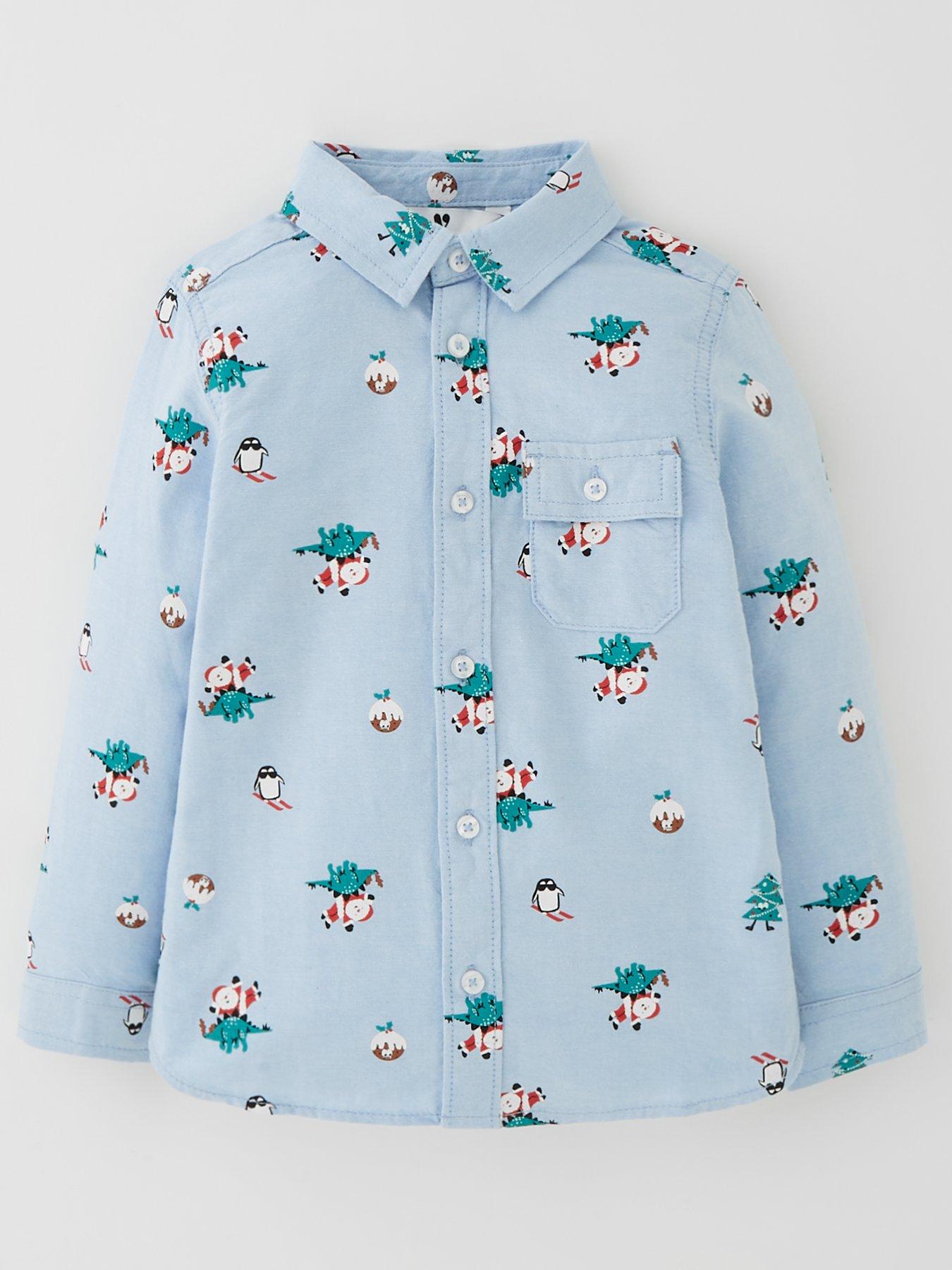 Boys deals printed shirt