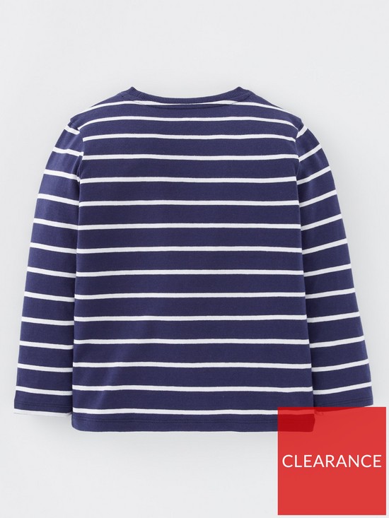 back image of mini-v-by-very-boys-santa-stripe-xmas-t-shirt-multi