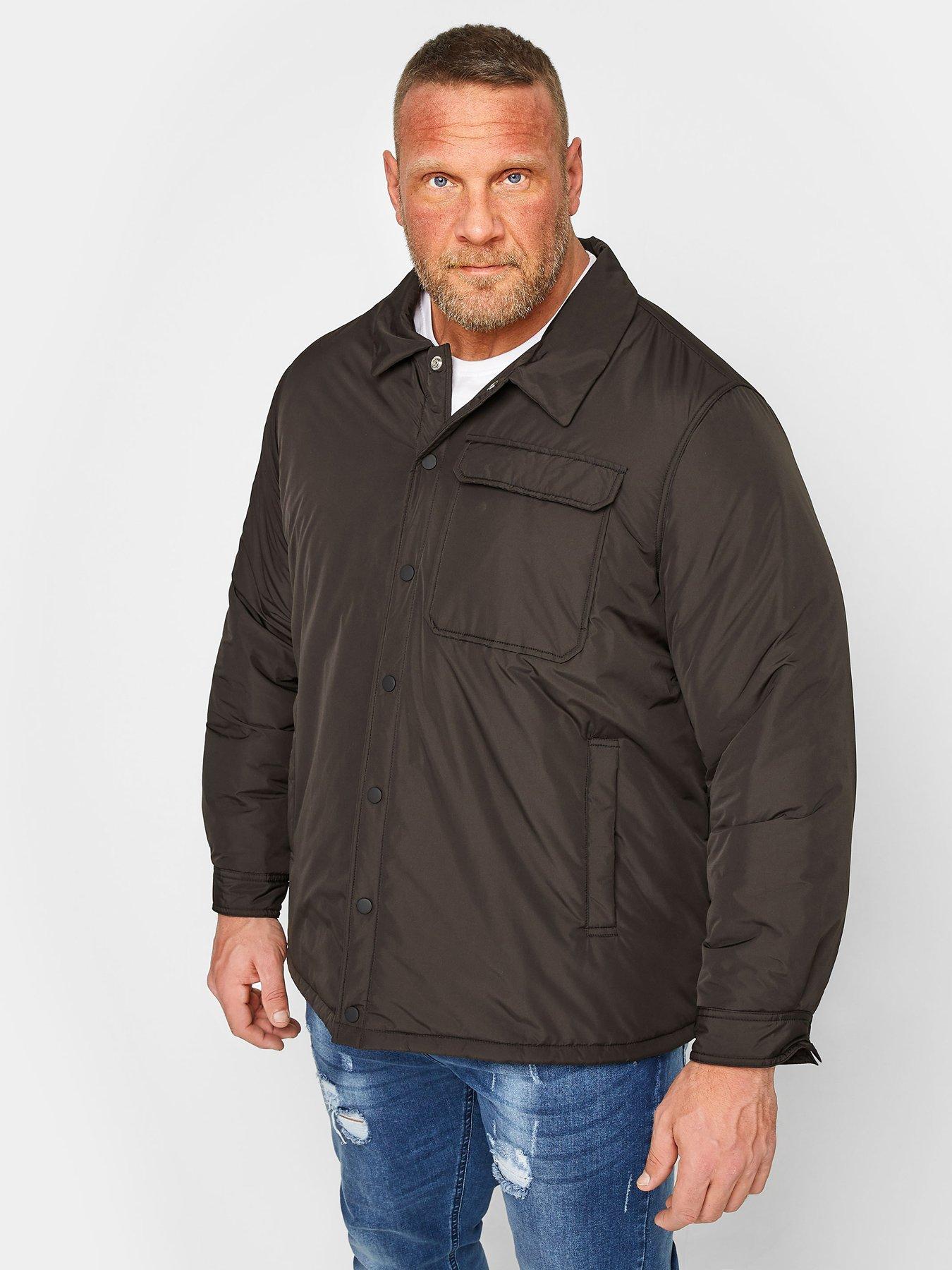Image 2 of 2 of BadRhino Bad Rhino Button Up Jacket Black