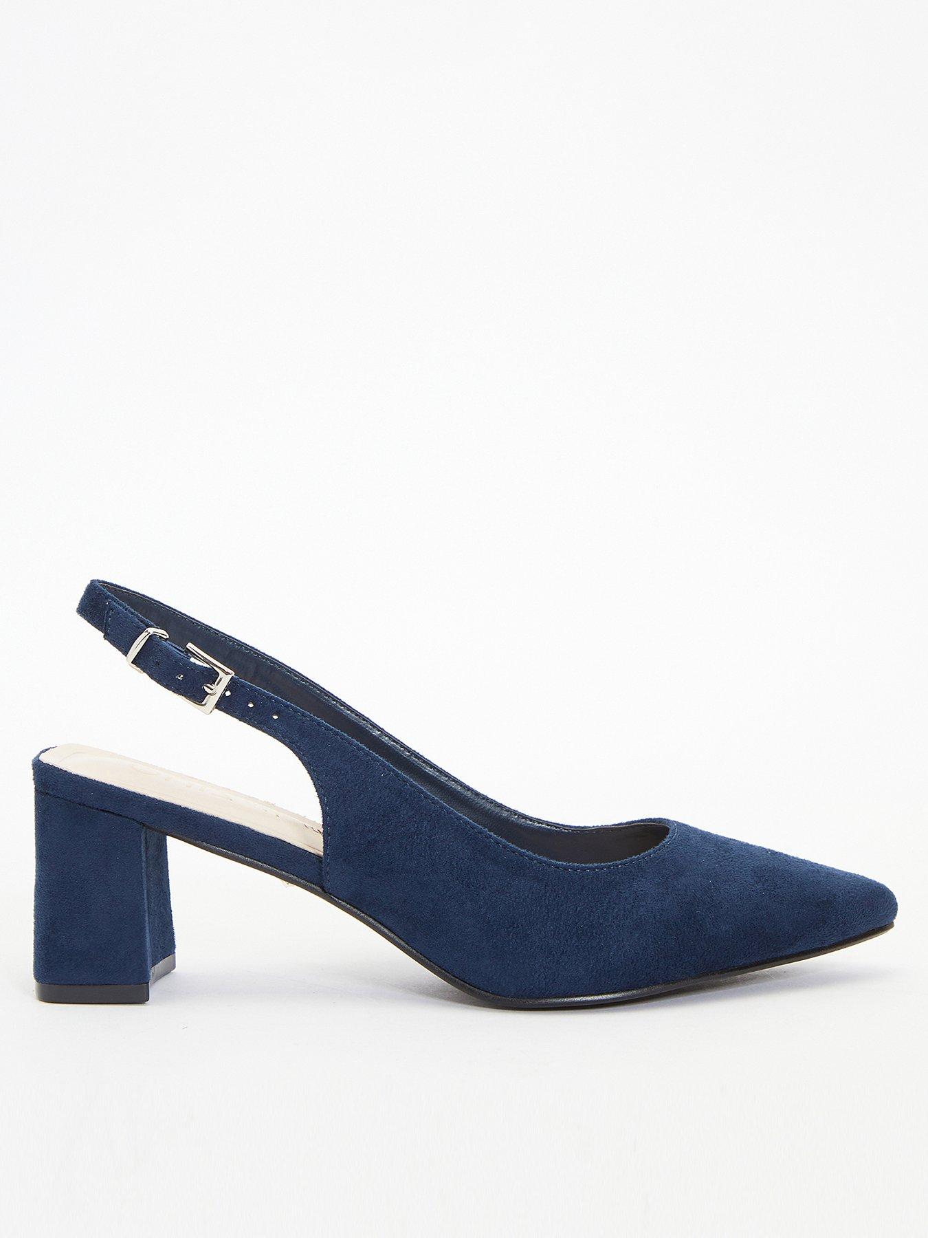 Dark navy cheap court shoes