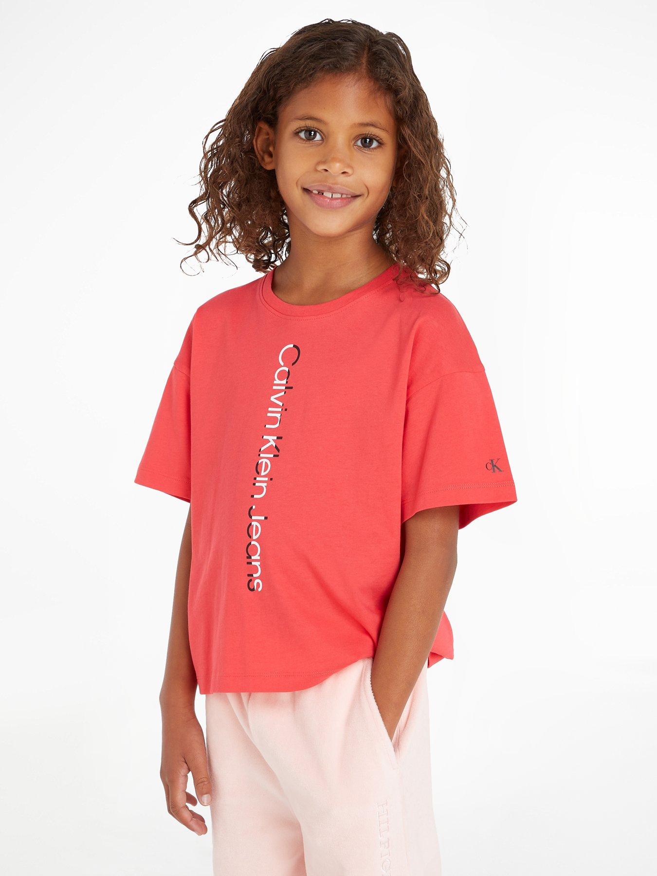 Calvin klein jeans outlet t shirt red