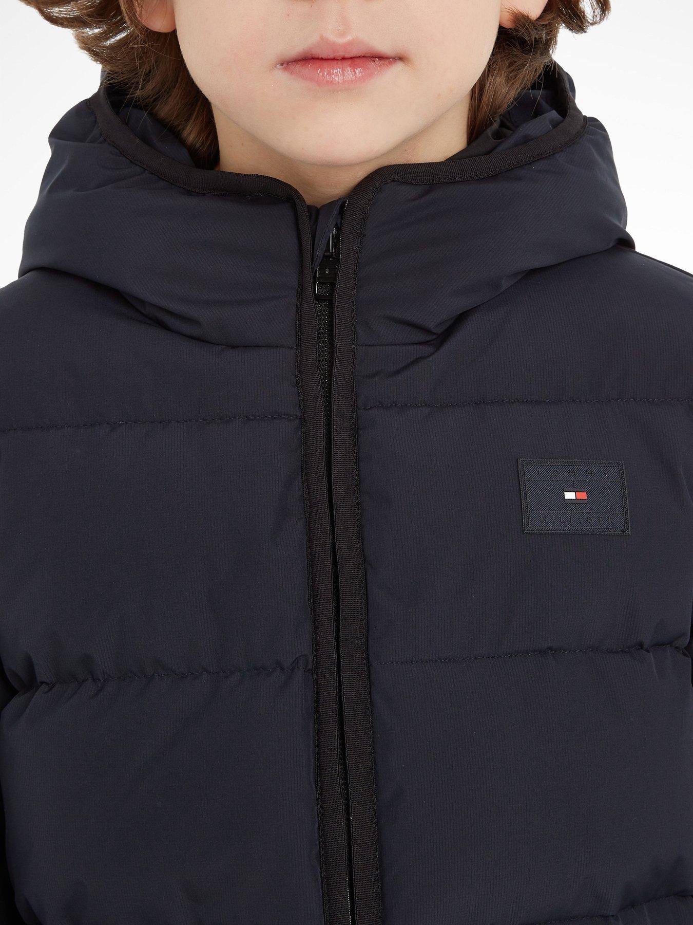 Tommy Hilfiger Boys Longer Padded Jacket Navy Very