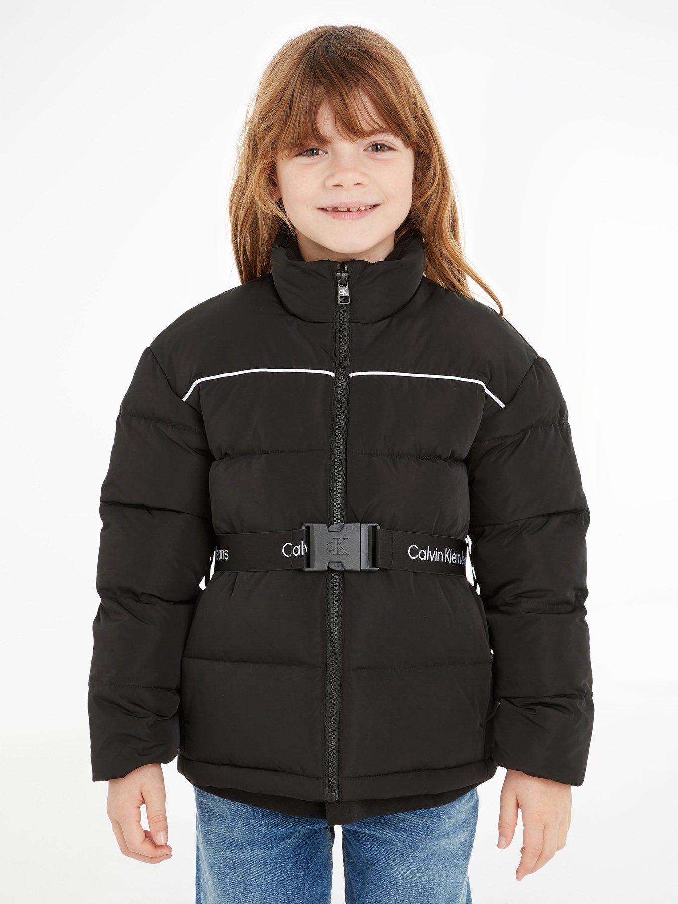 Calvin klein jacket store for girls