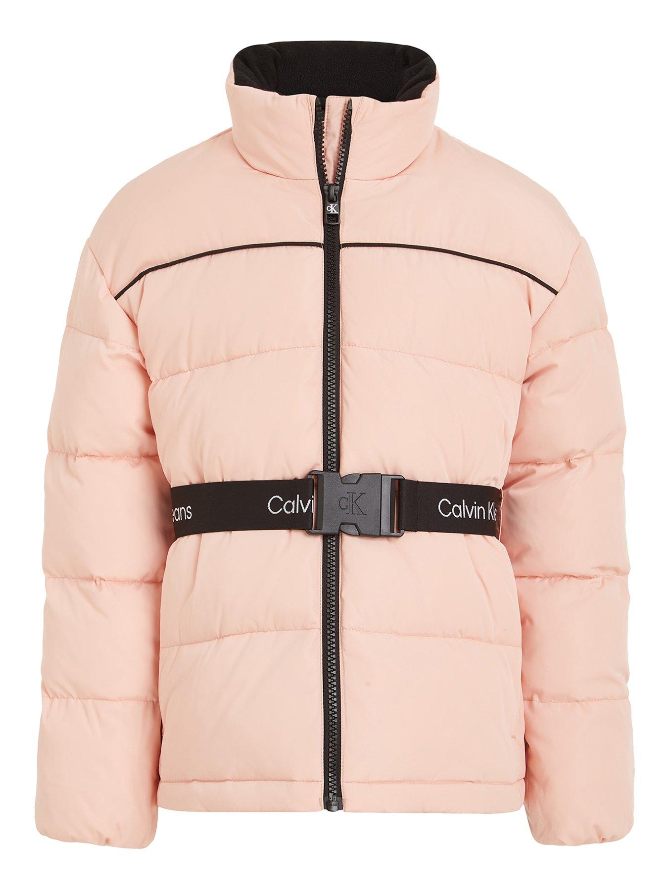 Pink calvin klein store jacket