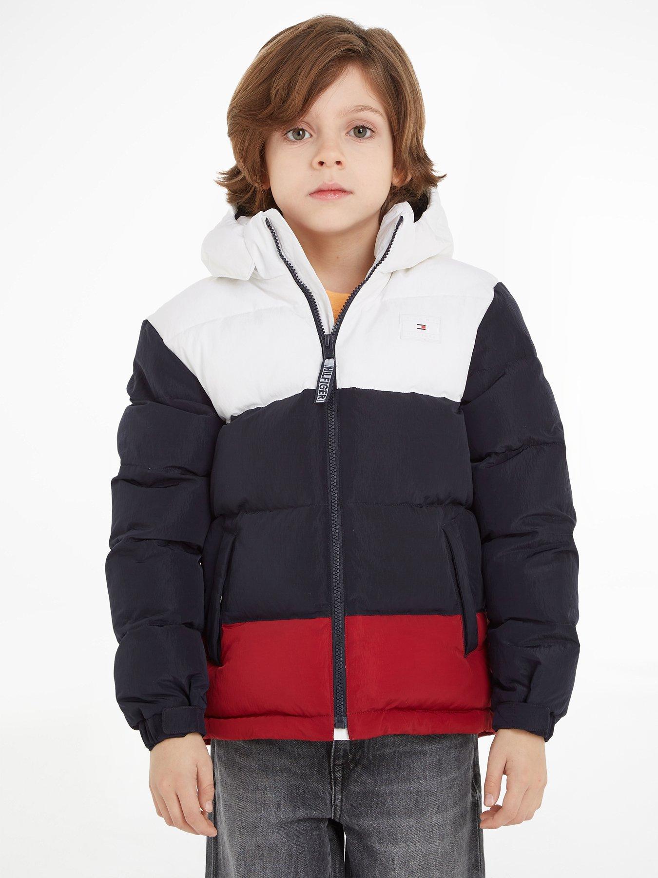 Tommy hilfiger blue and store red jacket