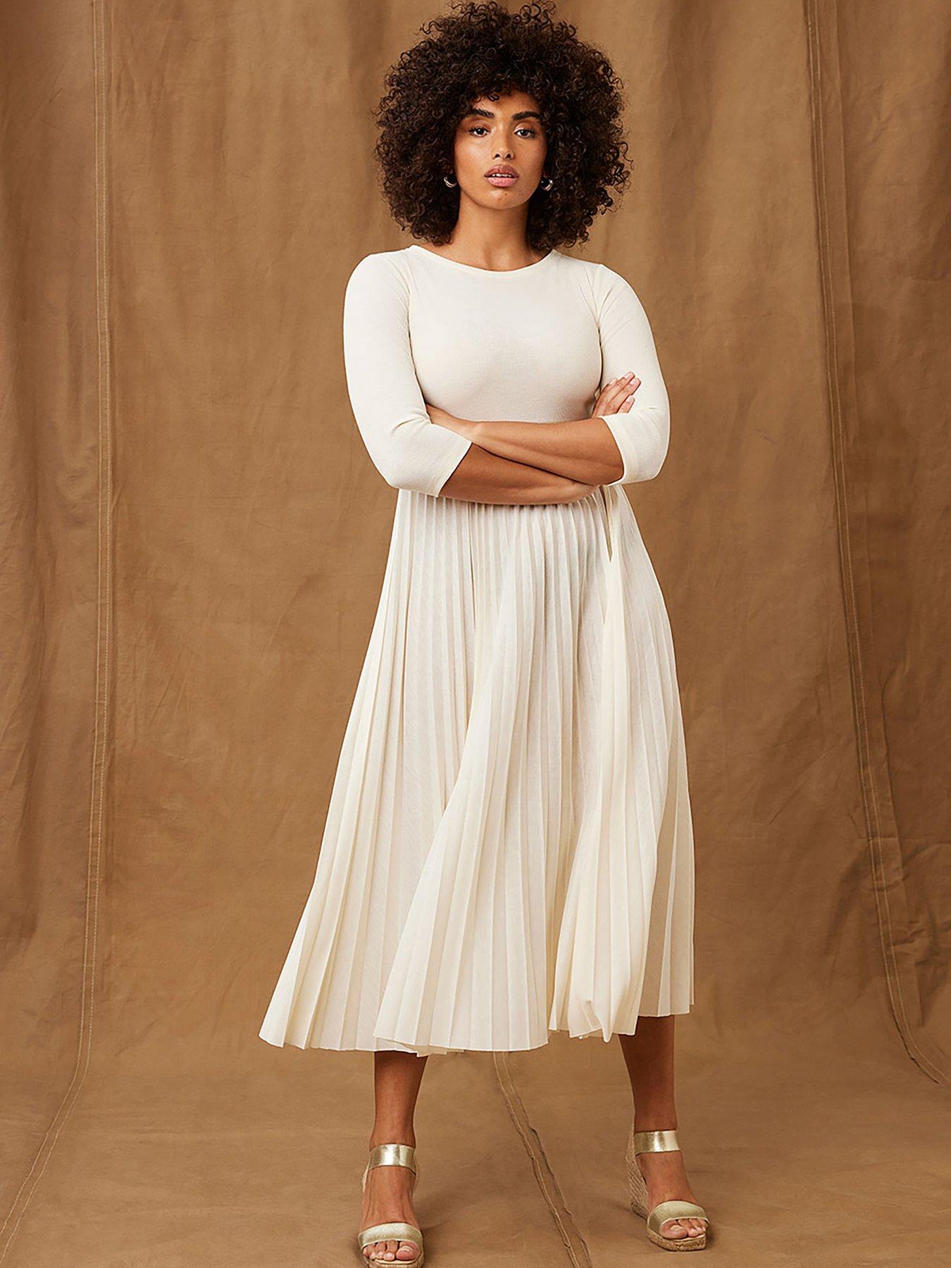 Louis Vuitton Pleated Jersey Long Dress