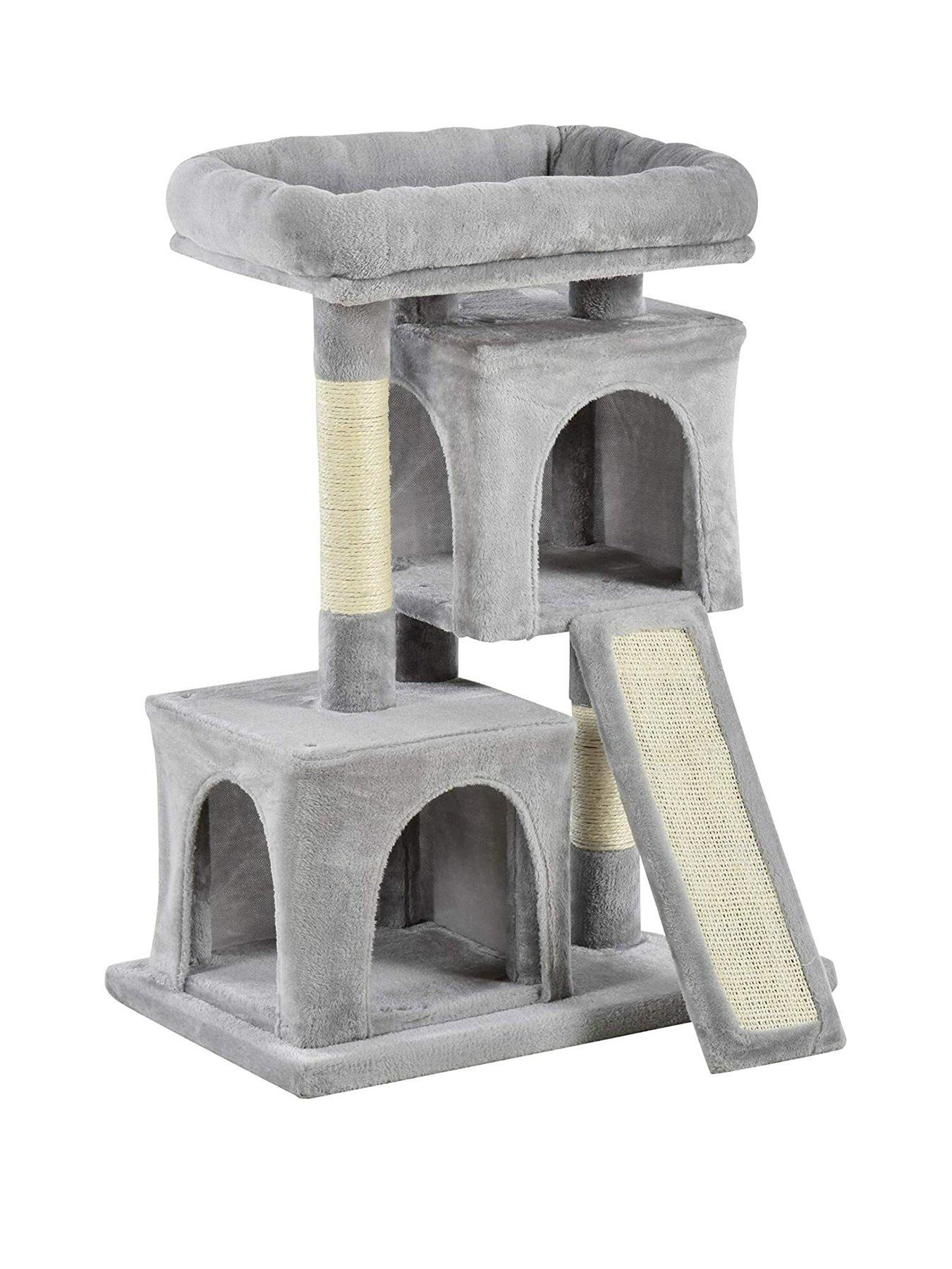 undefined Cats 3-Tier Sisal Rope Leisure Tree - Light Grey