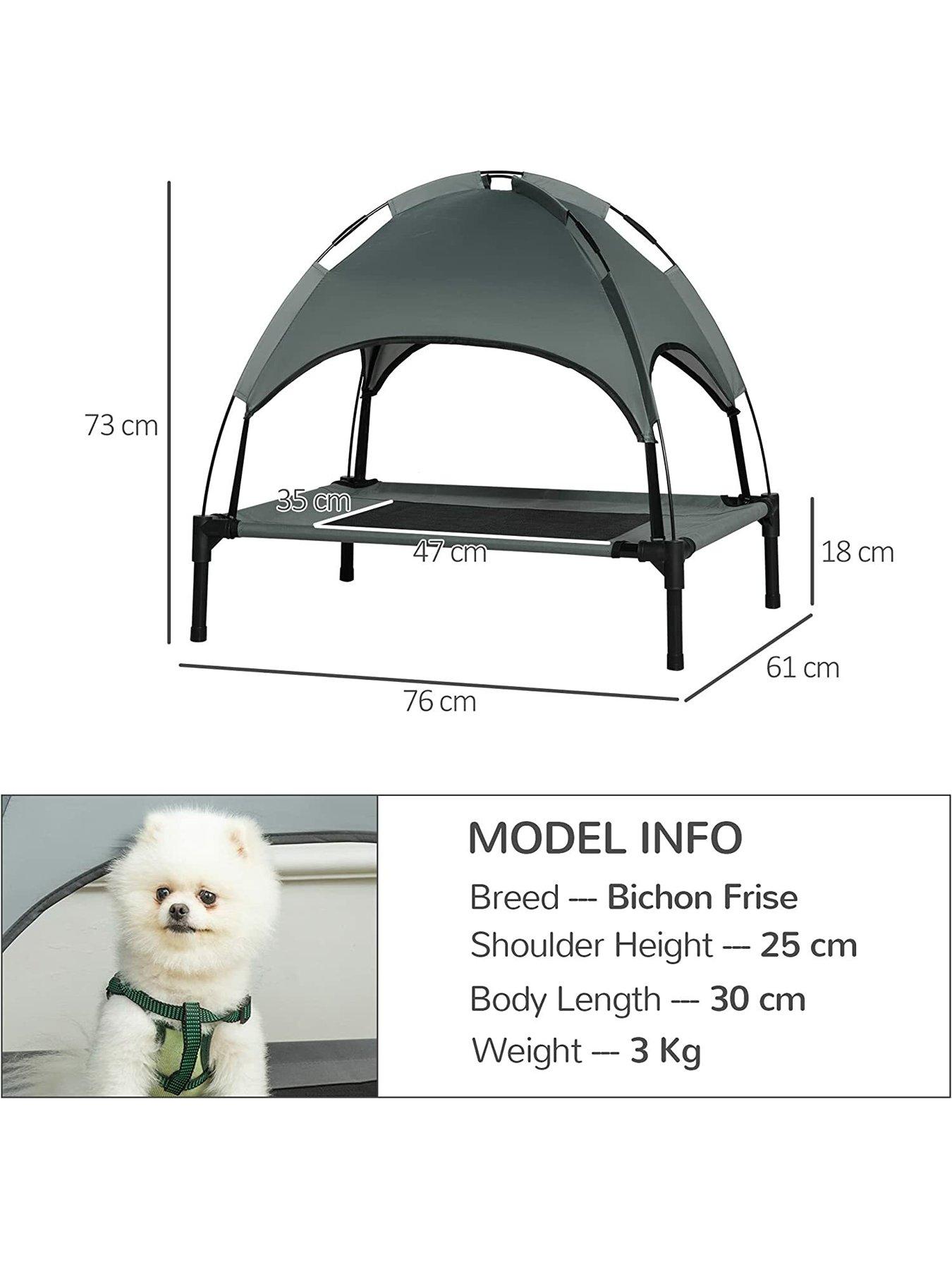 Pawhut elevated dog store bed