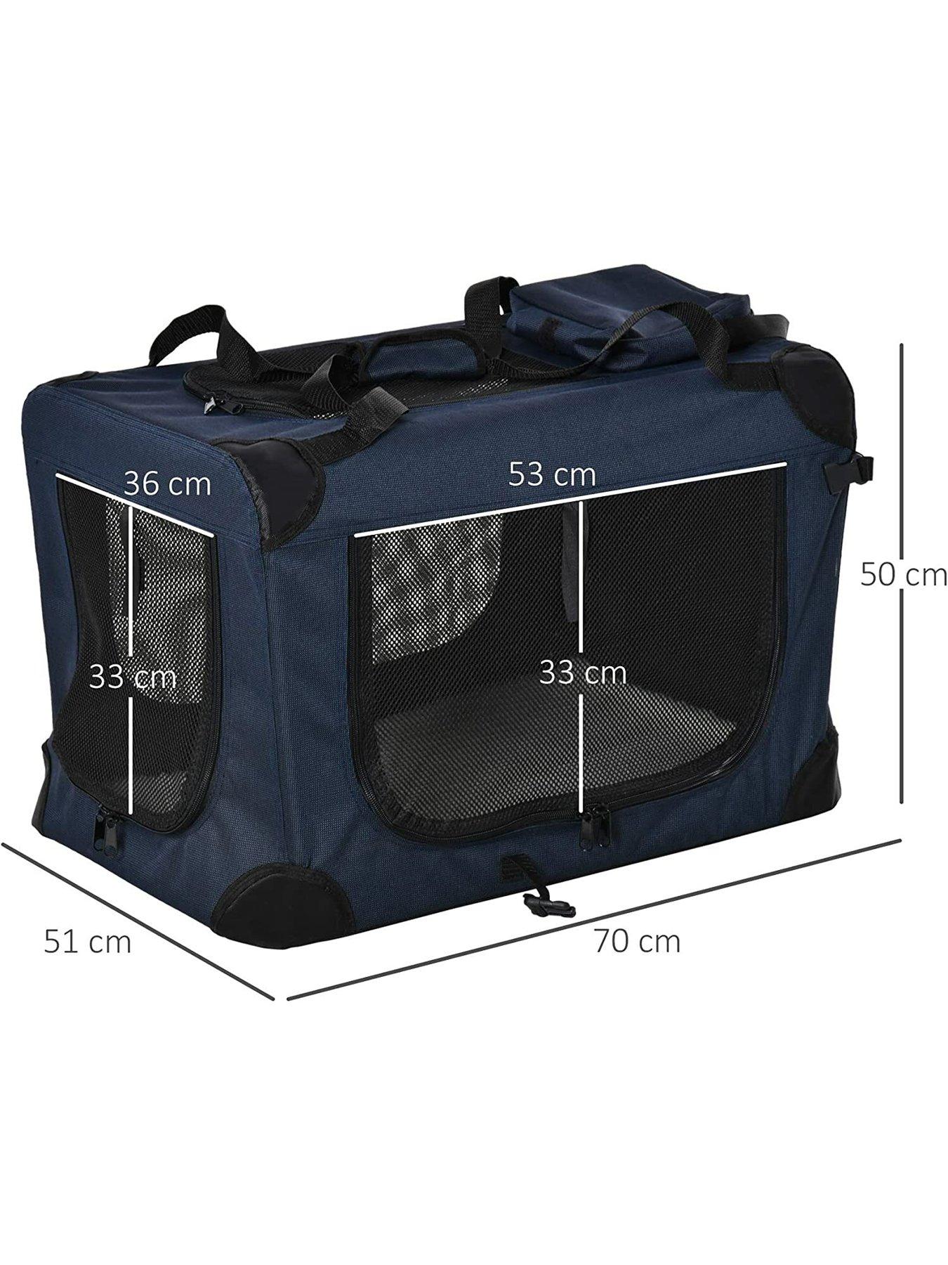 Folding Pet Carrier with Cushion Storage Bag