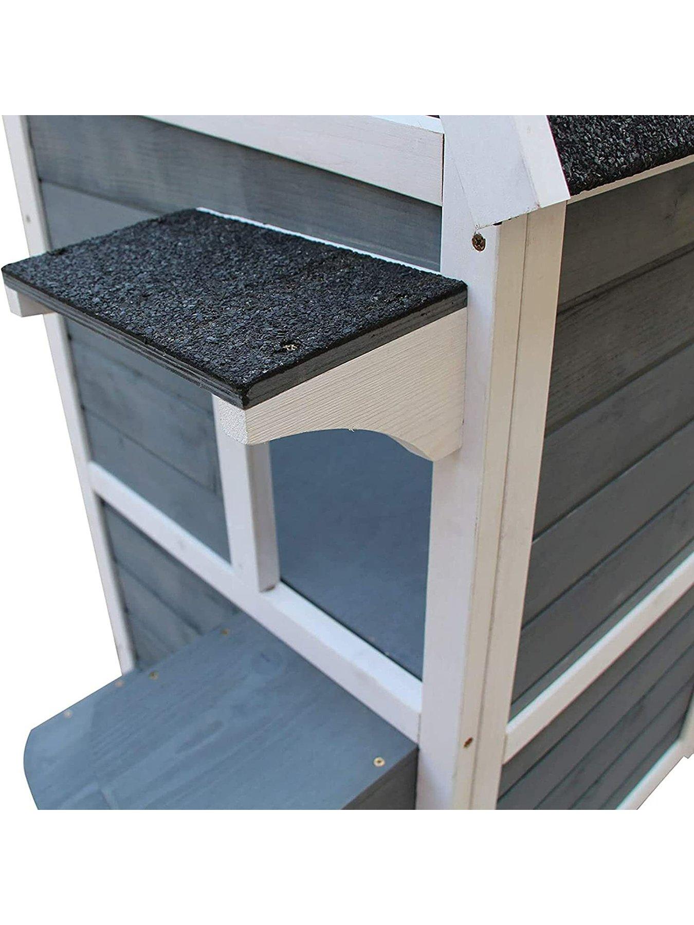 Pawhut outdoor clearance cat house