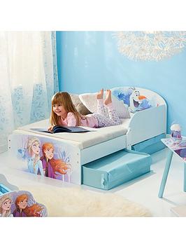 Product photograph of Disney Frozen Kids Toddler Bed With Storage Drawers from very.co.uk