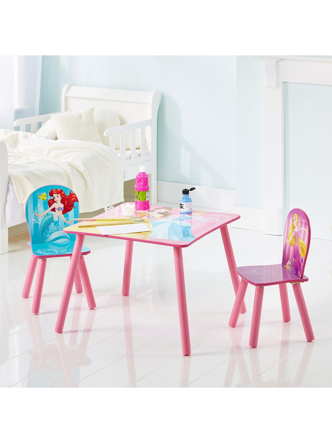 Product photograph of Disney Princess Kids Table And 2 Chairs Set from very.co.uk