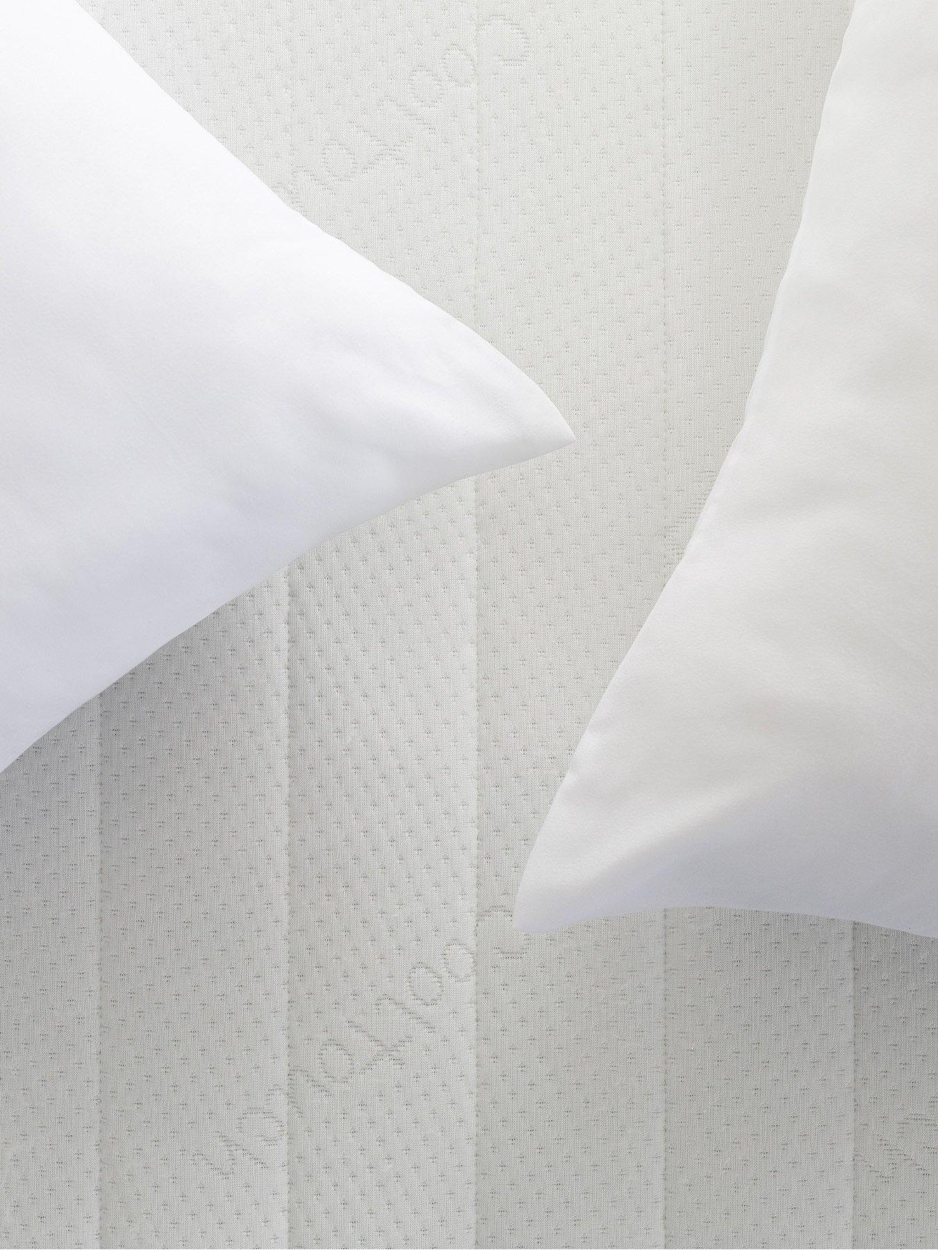 Image 5 of 6 of Slumberdown Cool Summer Nights Pack of 2 Pillows &nbsp;Firm Support - White