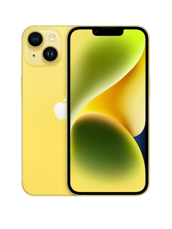 front image of apple-iphone-14-128gb-yellow