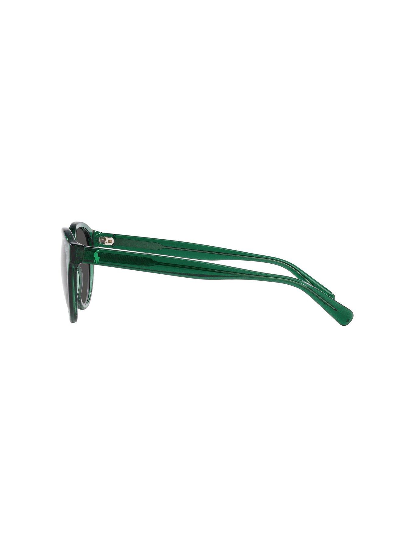 Image 2 of 3 of Polo Ralph Lauren Round Sunglasses - Green