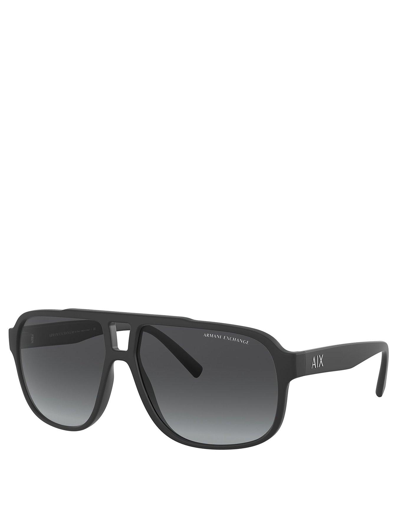 undefined Large Aviator Sunglasses - Black