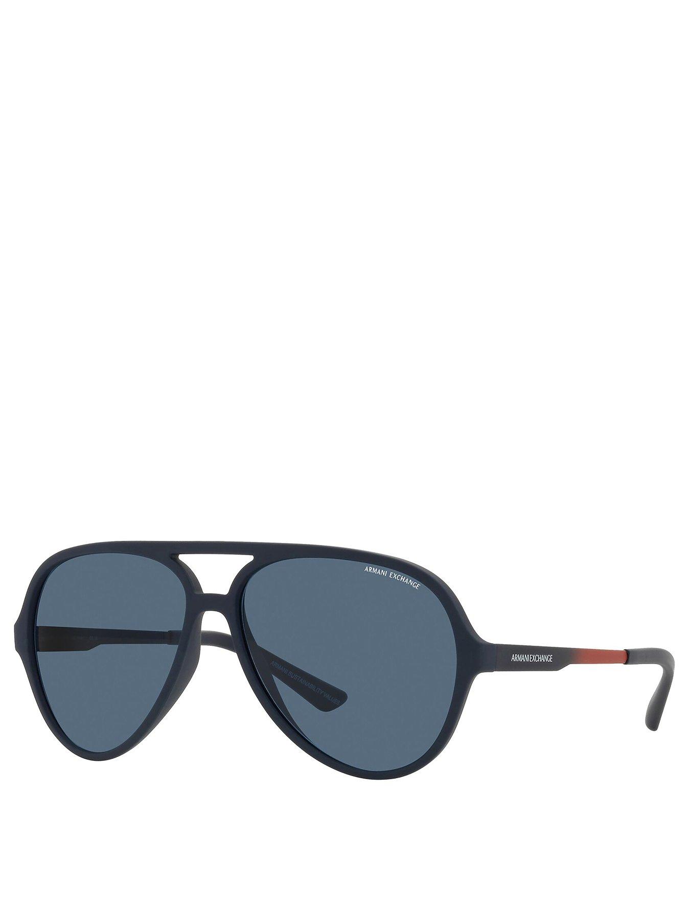 undefined Large Aviator Sunglasses - Black