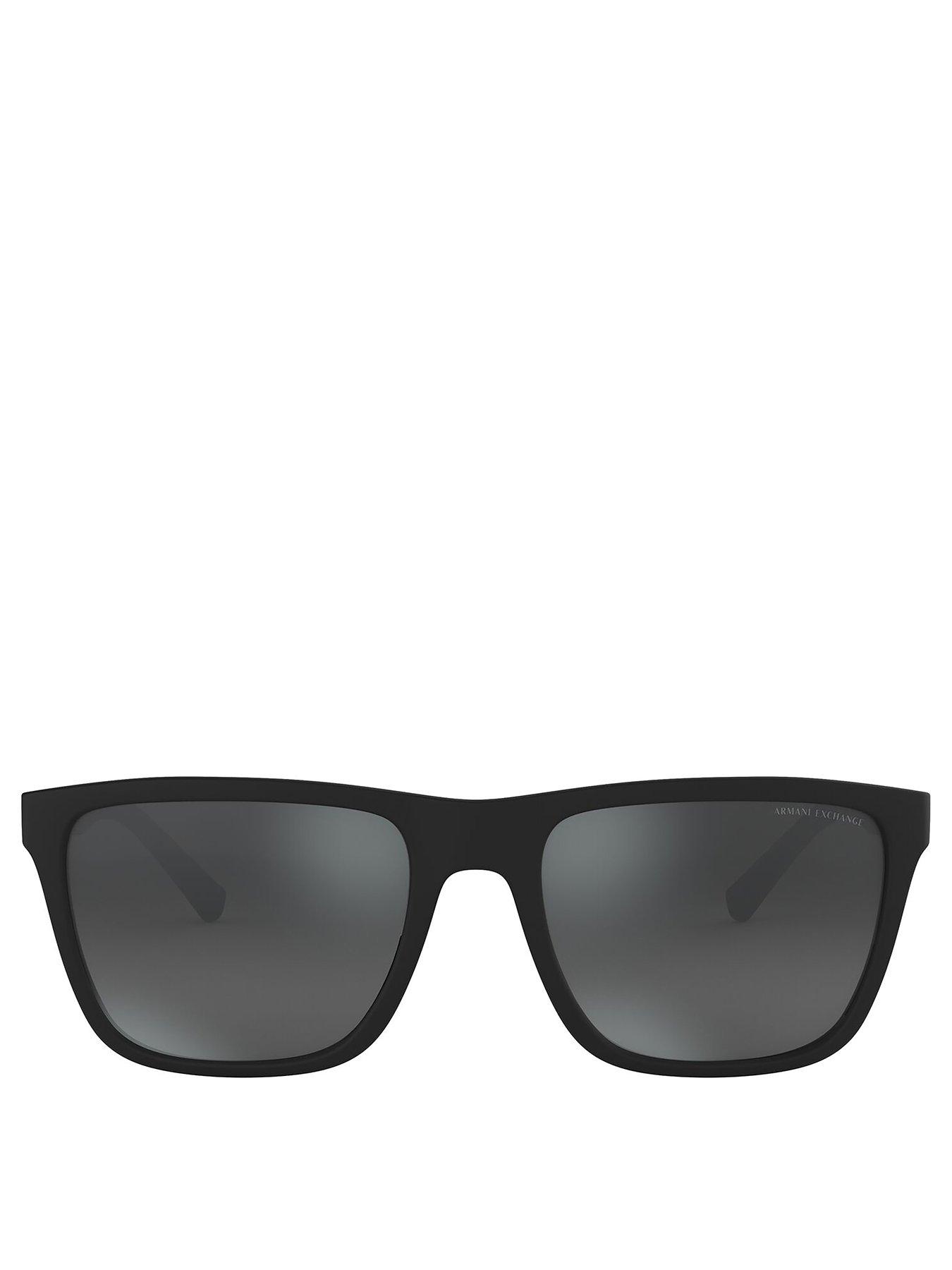 Image 3 of 4 of Armani Exchange Square Sunglasses - Black