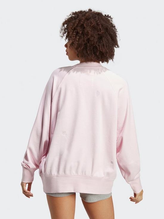 adidas Sweatshirt - Pink | very.co.uk