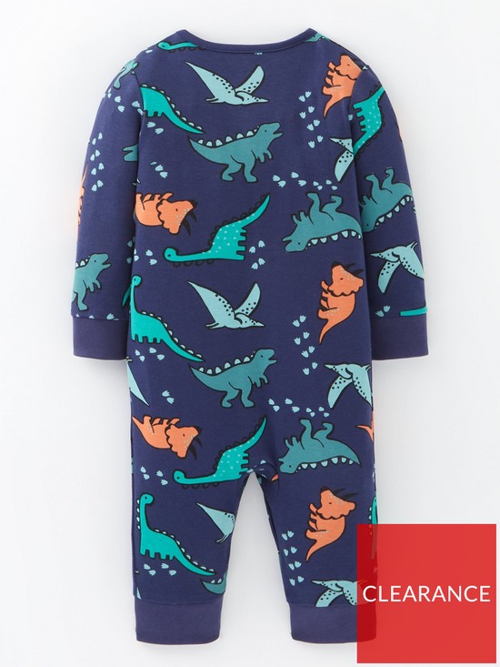 back image of everyday-baby-boys-dino-all-over-print-romper