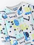  image of everyday-baby-boys-all-over-truck-print-romper