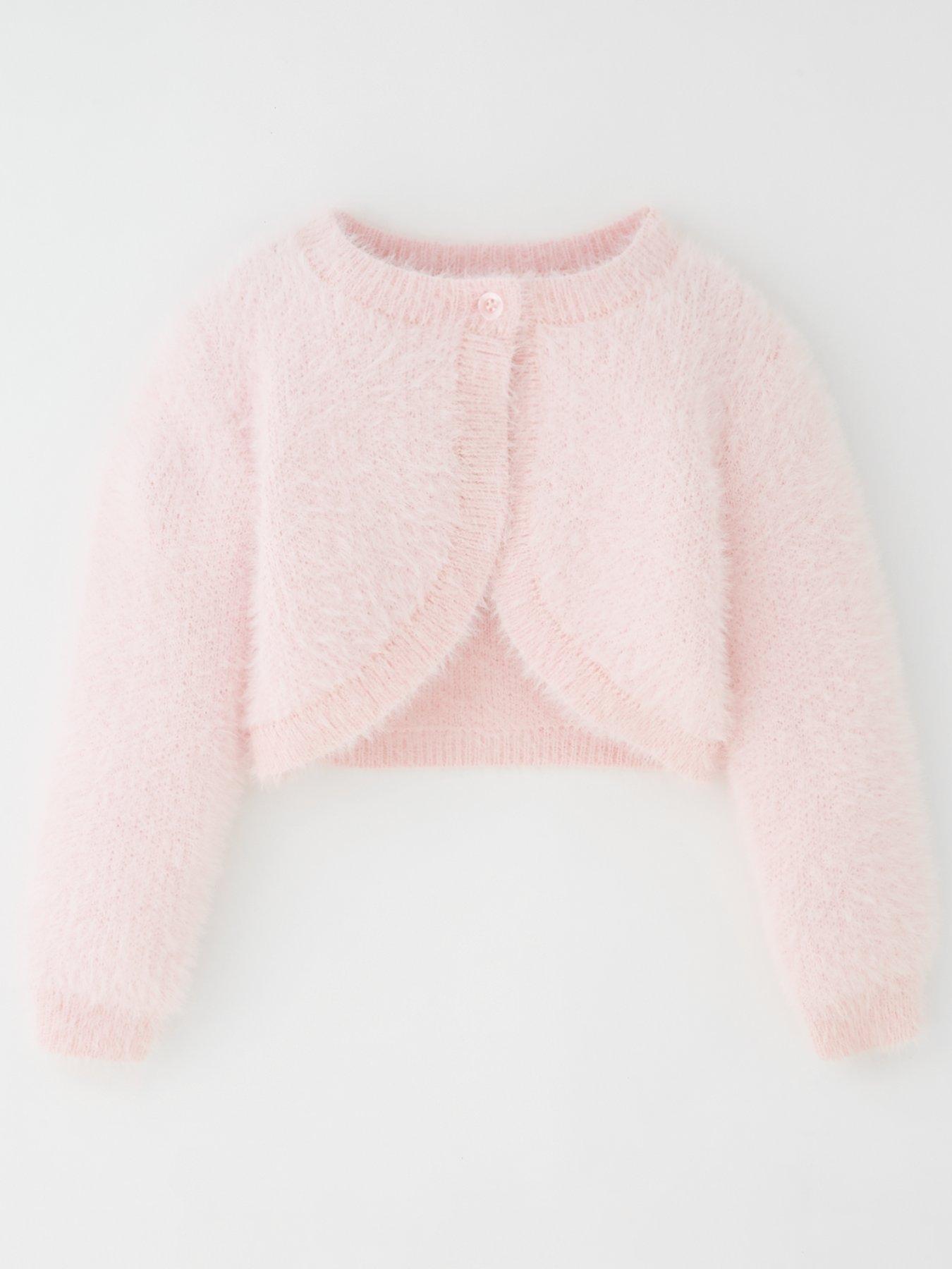 Eve and Milo Sparkle Bolero - Pink | Very.co.uk