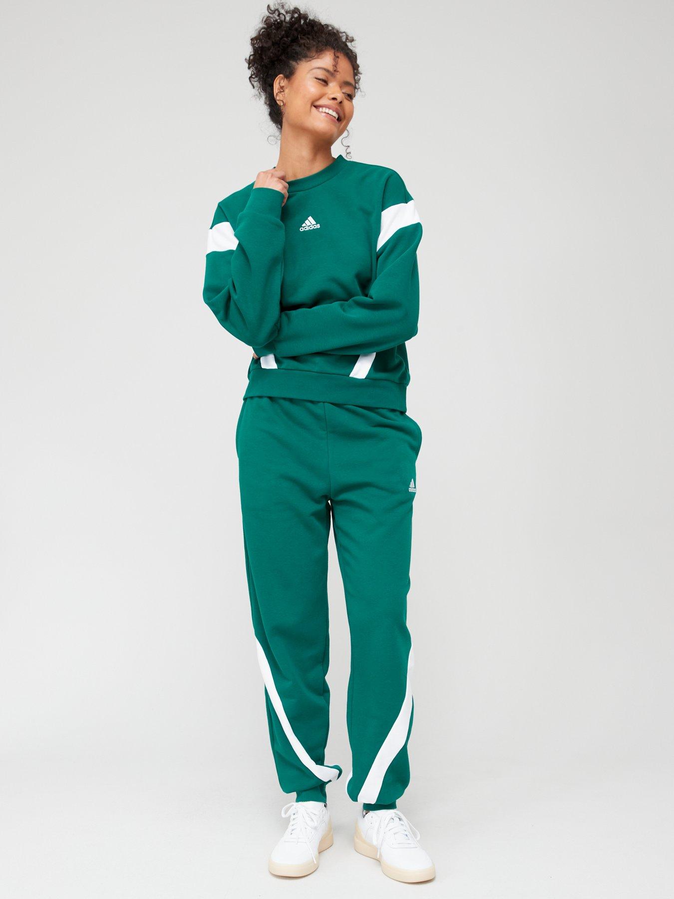 Green adidas clearance sweatsuit