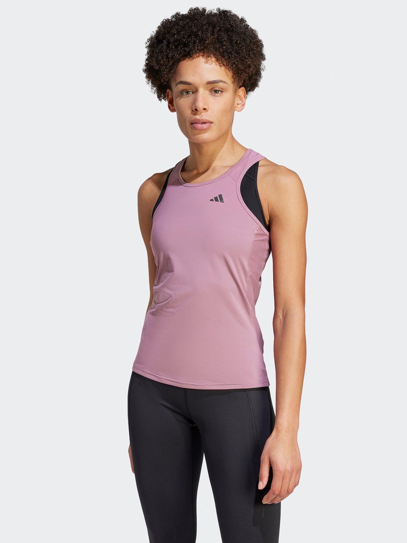 adidas Performance Own The Run Running Tank Top Pink Very