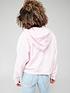  image of adidas-sportswear-essentials-3-stripes-french-terry-bomber-full-zip-hoodie-pink