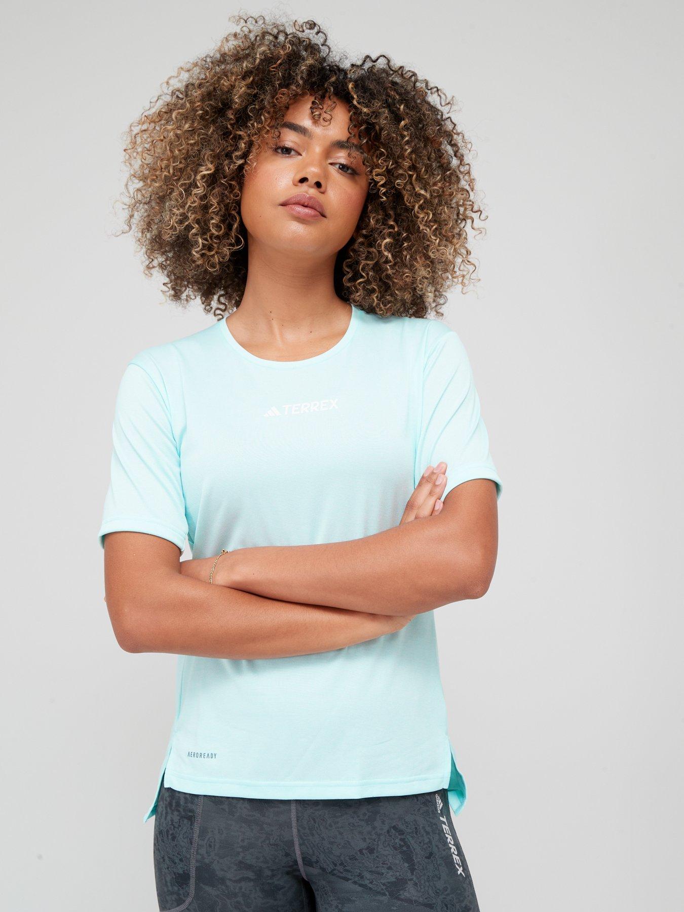 Mint green hot sale adidas shirt womens